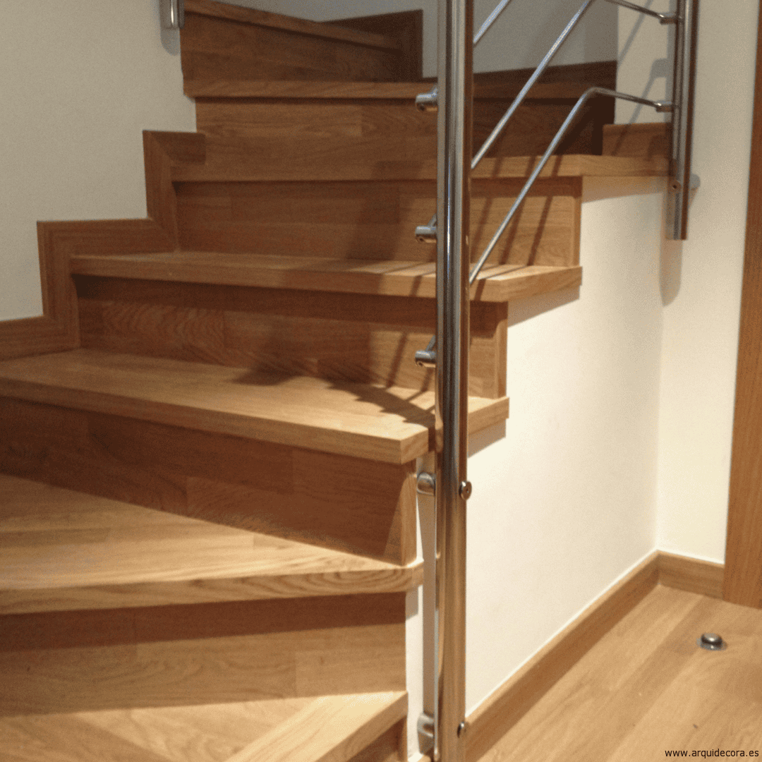 instalar tarima en las escaleras